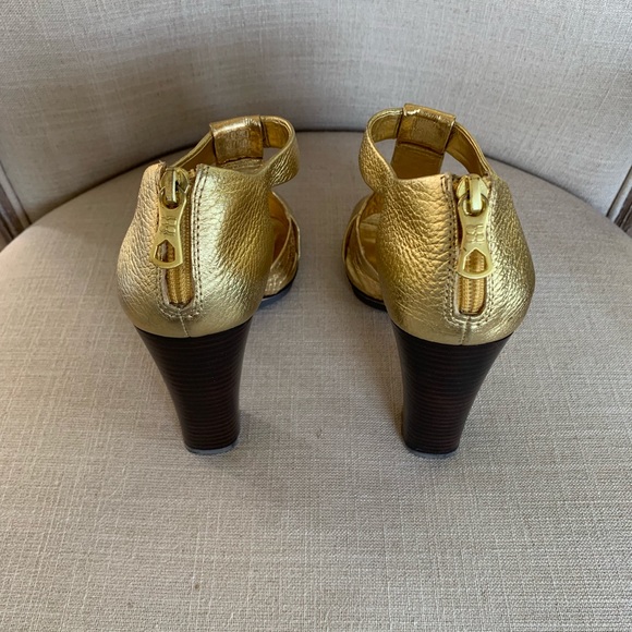 BCBG Gold Heels - Picture 5 of 8